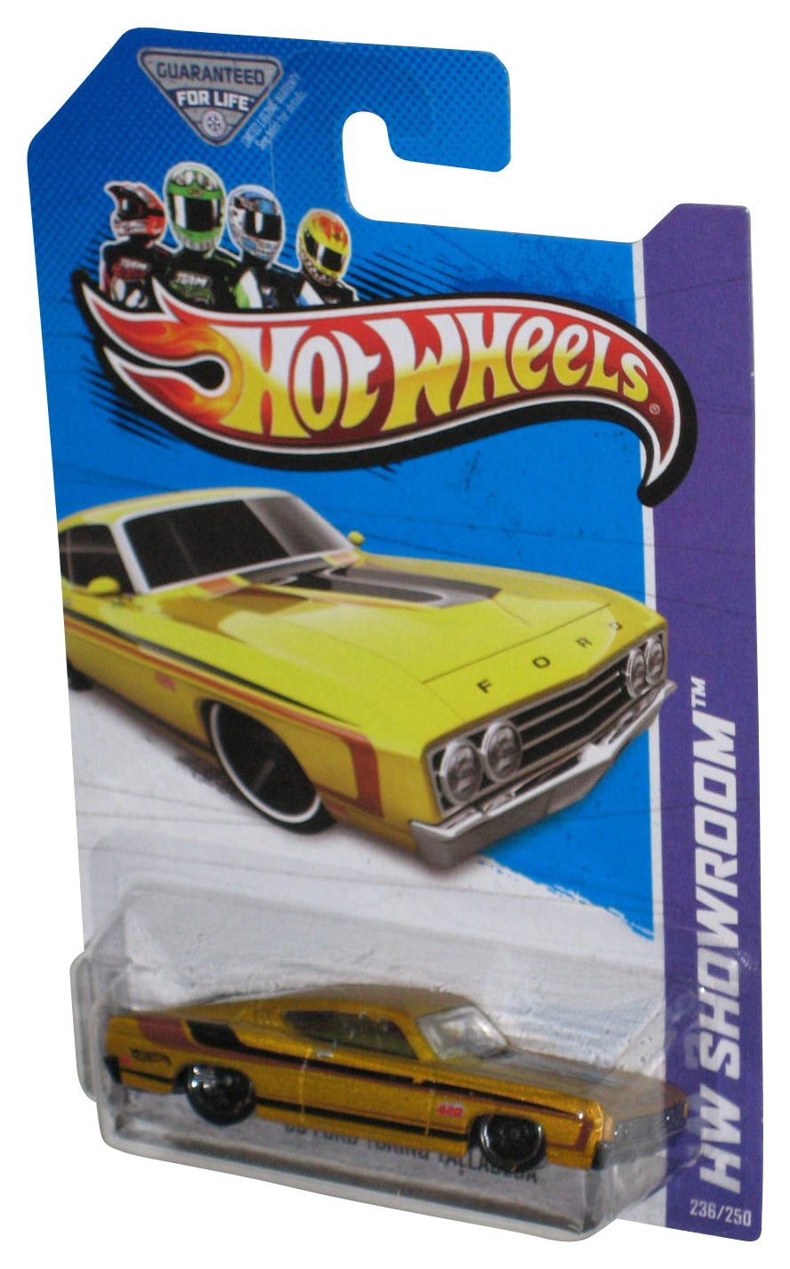 Hot Wheels HW Showroom (2012) Gold '69 Ford Torino Talladega Toy Car 236/250