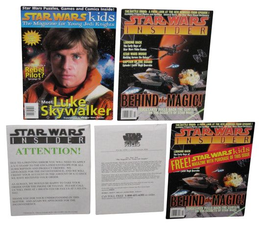 Star Wars Insider Behind The Magic Magazine Book Issue 40 w/ Inserts