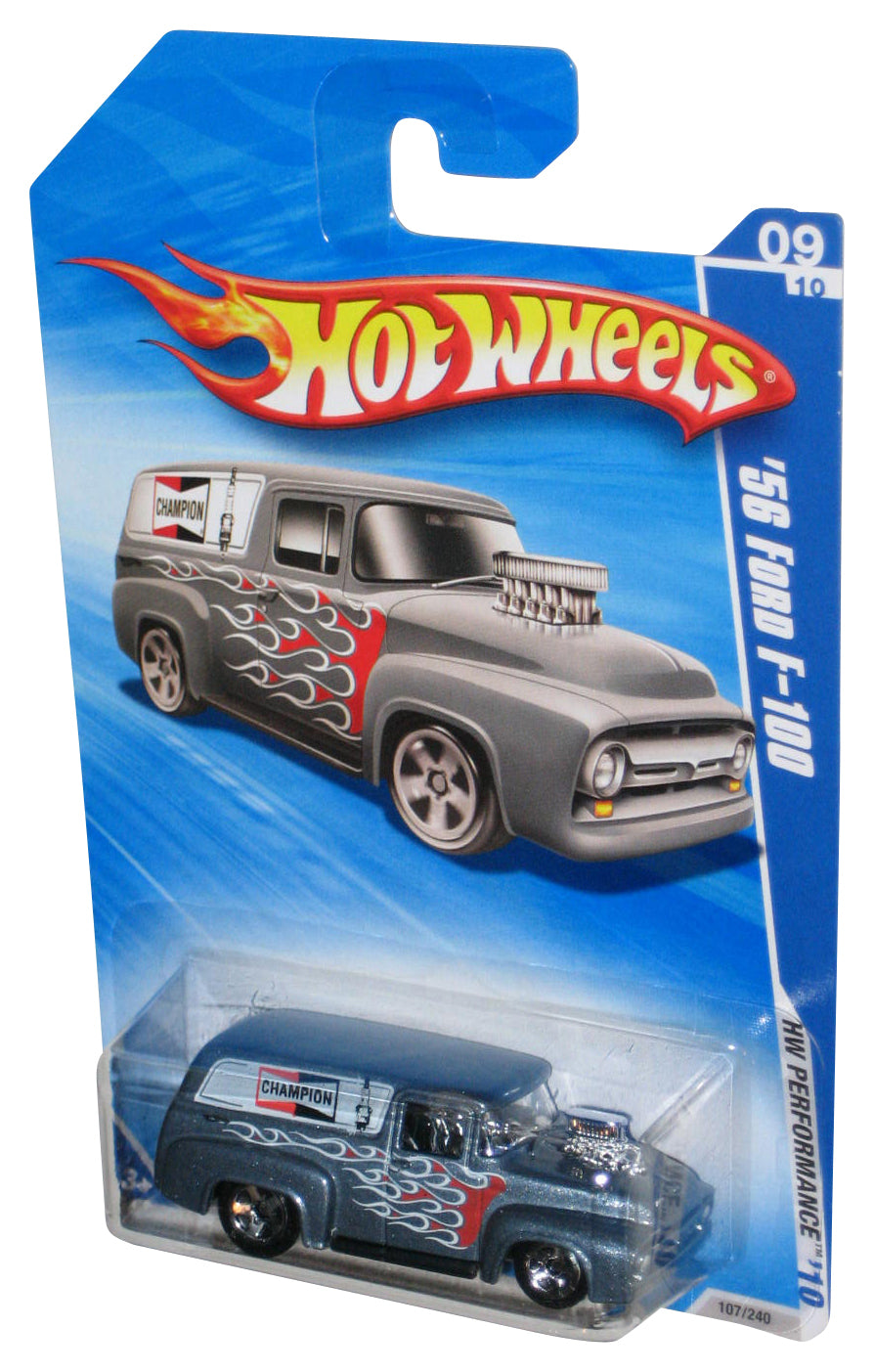 Hot Wheels HW Performance '10 Blue '56 Ford F-100 Toy Car 107/240