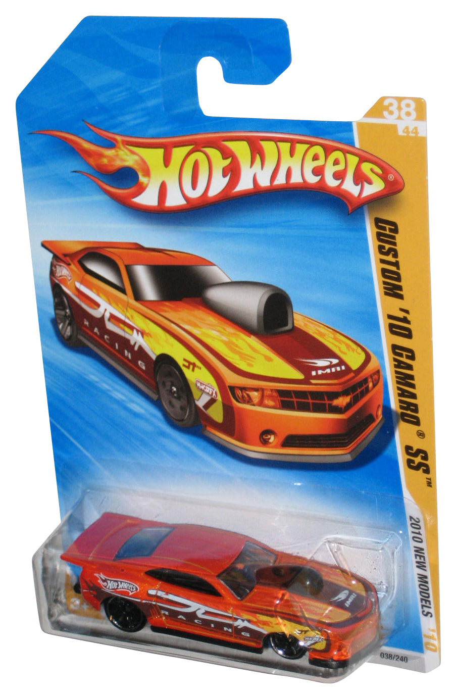 Hot Wheels 2010 New Models '10 38/44 Orange Custom '10 Camaro SS Car 038/240