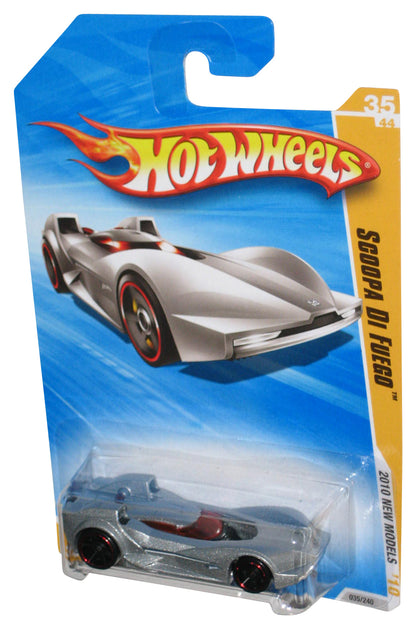 Hot Wheels 2010 New Models 35/44 Silver Scoopa Di Fuego Toy Car 035/240