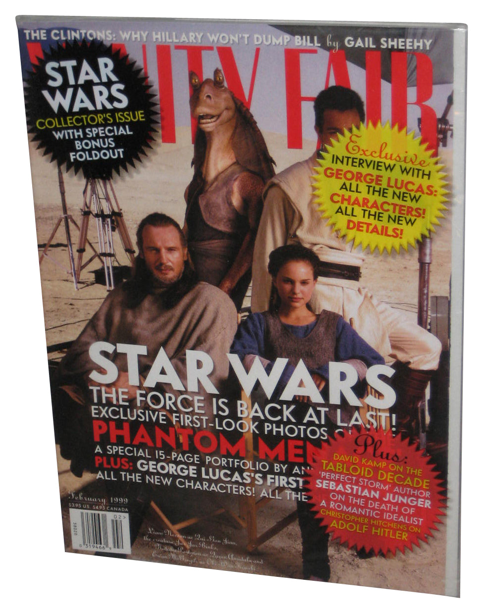 Vanity Fair Star Wars Force Is Back February 1999 Magazine Book w/ Bonus Foldout