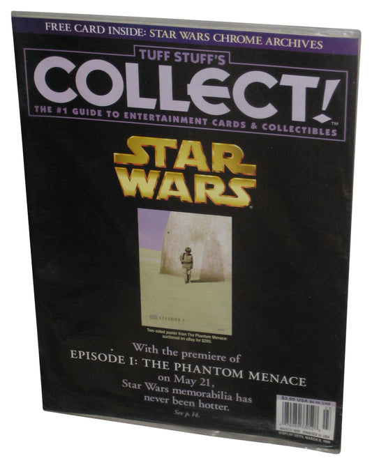 Star Wars Tuff Stuff's Collect Guide To Cards & Collectibles March 1999 Magazine Book - (Episode 1 Phantom Menace Cover)