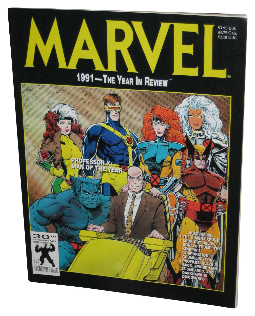 Marvel 1991 The Year In Review Vol. 1 No. 3 Paperback Book