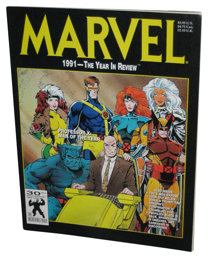 Marvel 1991 The Year In Review Vol. 1 No. 3 Paperback Book