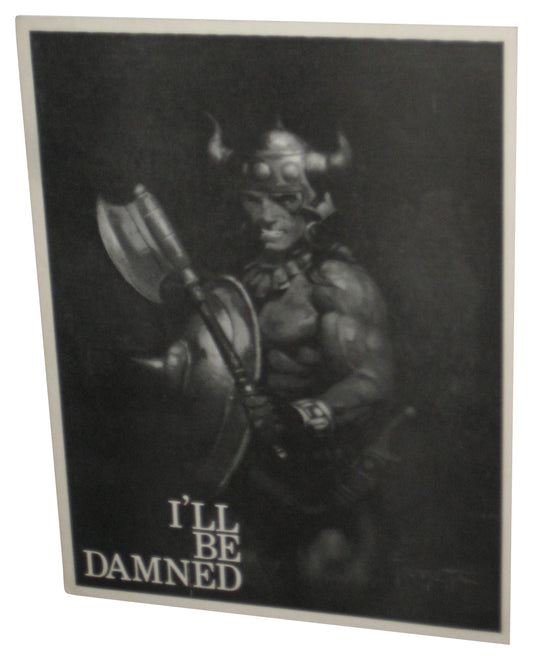 Fanzine I'll Be Damned #1 1970 Limited Edition 1000 Paperback Book - (Frazetta Vaughn Bode Kaluta Jeff Jones)
