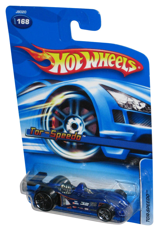 Hot Wheels Tor-Speedo (2006) Mattel Blue Toy Car #168