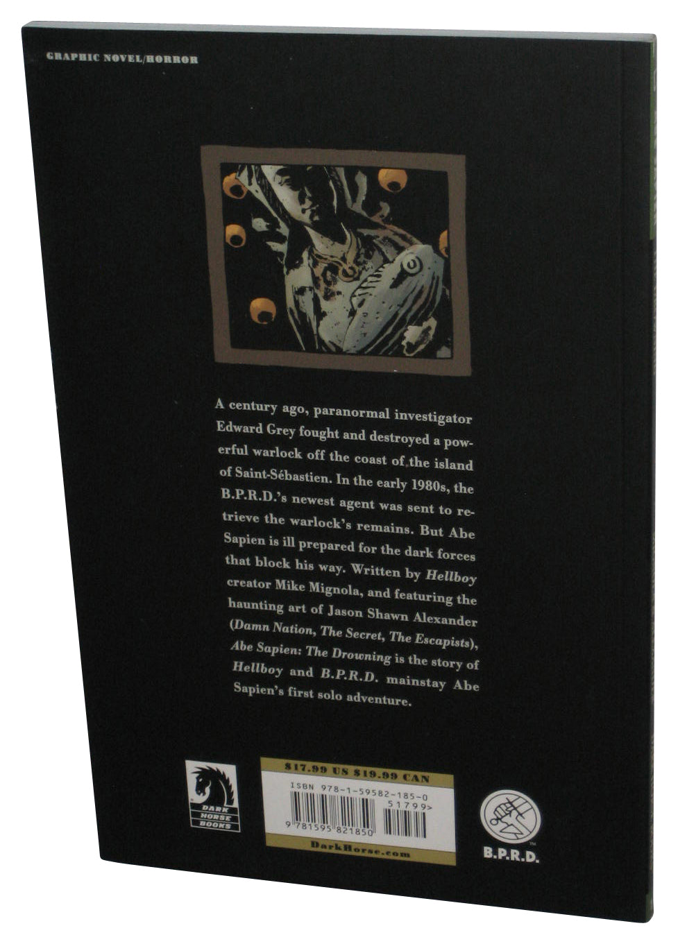 Abe Sapien Vol. 1 The Drowning (2008) Dark Horse Paperback Book