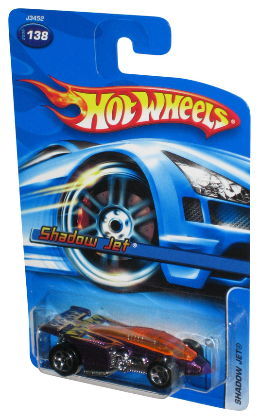 Hot Wheels Shadow Jet (2006) Purple & Orange Toy Car #138