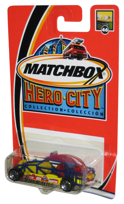 Matchbox Hero City (2002) Mattel Blue & Yellow Toy Car #46