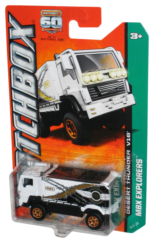 Matchbox MBX Explorers (2012) White Desert Thunder V16 Toy Truck 99/120