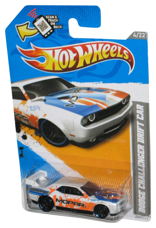 Hot Wheels HW Code '12 4/22 White Dodge Challenger Drift Car Toy 229/247