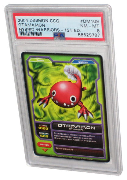 Digimon CCG 2004 Otamamon Hybrid Warriors 1st Edition PSA 8 Graded Card DM109