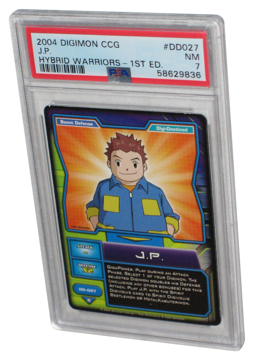 Digimon CCG 2004 J.P. Hybrid Warriors 1st Edition PSA 7 Graded Card DD027