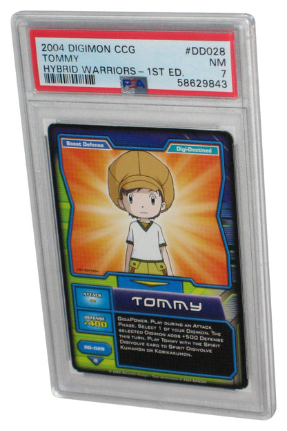 Digimon CCG 2004 Tommy Hybrid Warriors 1st Edition PSA 7 Graded Card DD0028