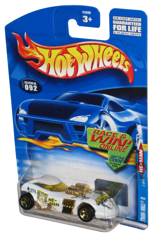 Hot Wheels He-Man Masters of The Universe (2002) White Twin Mill II Toy Car #092
