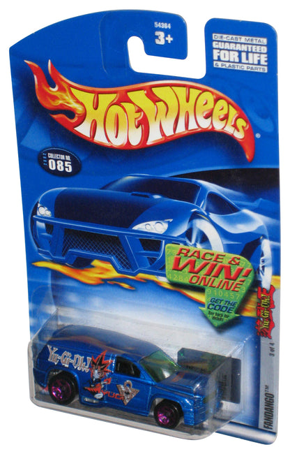 Hot Wheels Yu-Gi-Oh! 3/4 (2002) Mattel Blue Fandango Yugi Toy Car #085