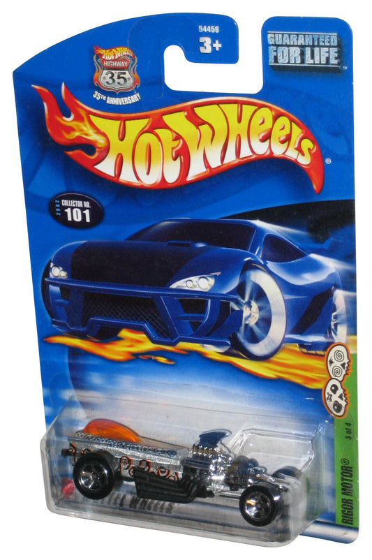 Hot Wheels Rigor Motor 3/4 (2002) Mattel Silver Collector Car Toy #101