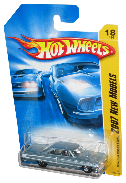 Hot Wheels 2007 New Models 18/36 (2006) Light Blue 1964 Ford Galaxie 500XL Car 018/180