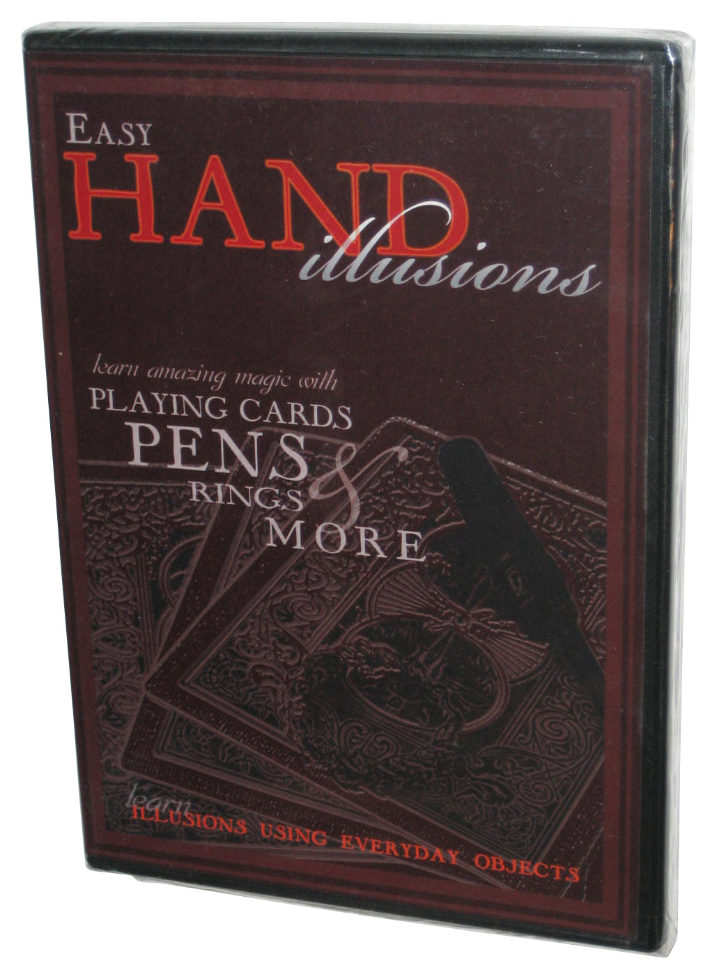 Magic Makers Easy Hand Illusions With Playing Cards Pen Rings DVD