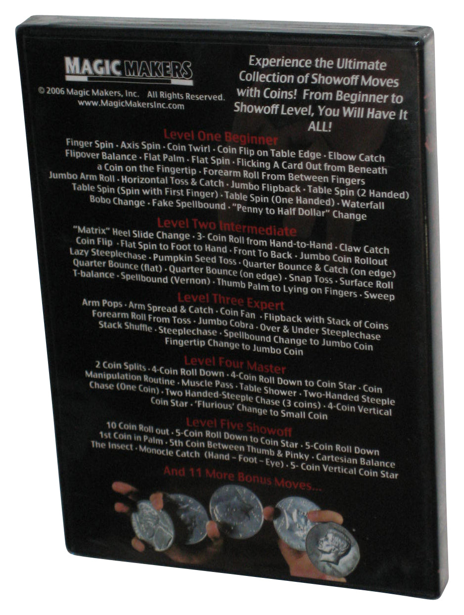 Magic Makers Showoff With Coins (2006) 70+ Moves DVD - (2 Discs)