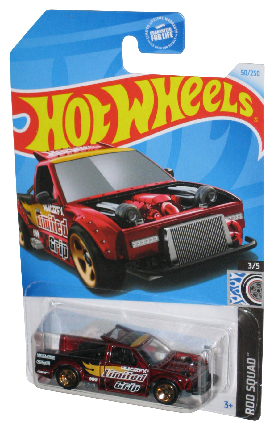 Hot Wheels Rod Squad 3/5 (2021) Red Limited Grip Toy Car 50/250