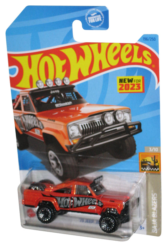 Hot Wheels Baja Blazers 3/10 (2023) Orange '73 Jeep J10 Toy 196/250