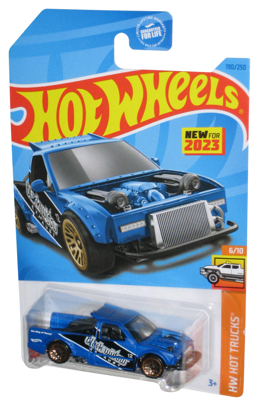 Hot Wheels HW Trucks 6/10 (2023) Blue Limited Grip Toy Car 190/250