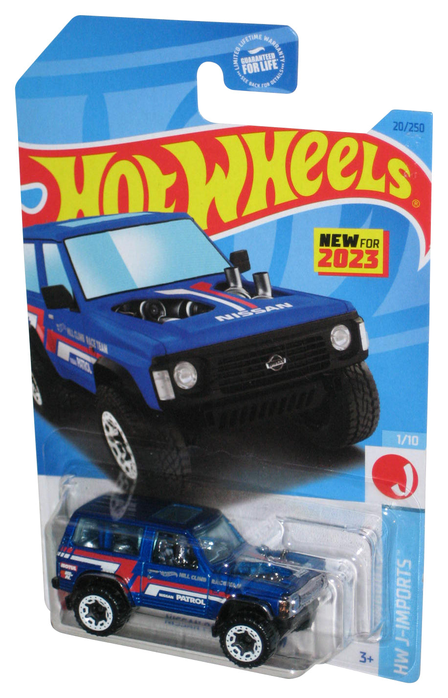 Hot Wheels HW J-Imports 1/10 (2023) Blue Nissan Patrol Custom Toy Truck 20/250