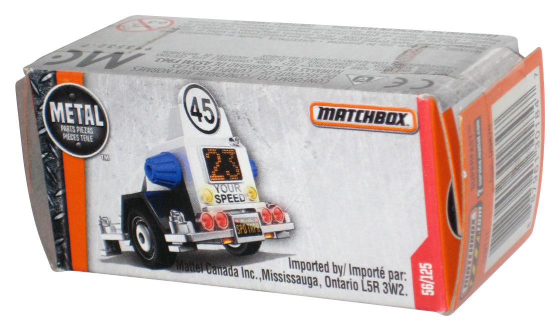 Matchbox Power Grabs Box (2017) White Speed Trapper Toy 56/125