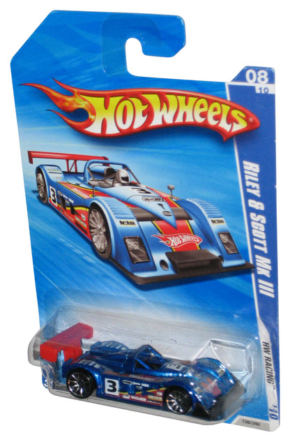 Hot Wheels HW Racing '10 08/10 Blue Riley & Scott MK III Toy Car 156/240