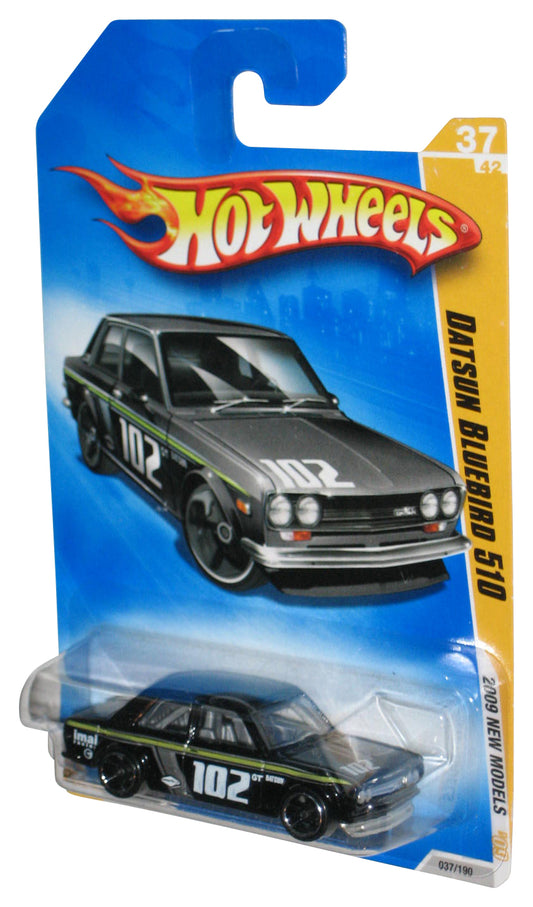 Hot Wheels 2009 New Models Black Datsun Bluebird 510 Toy Car 037/190