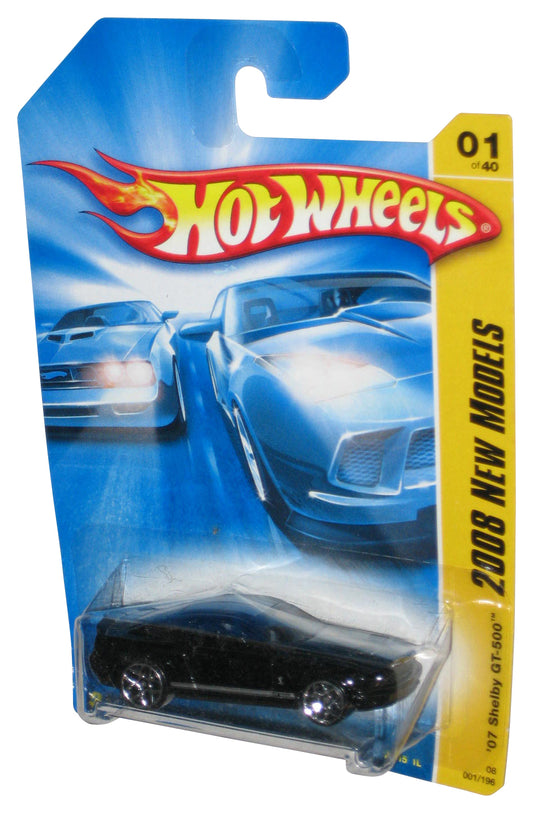 Hot Wheels 2008 New Models 1/40 Black '07 Shelby GT-500 Toy Car 001/196 - (Dented Plastic)