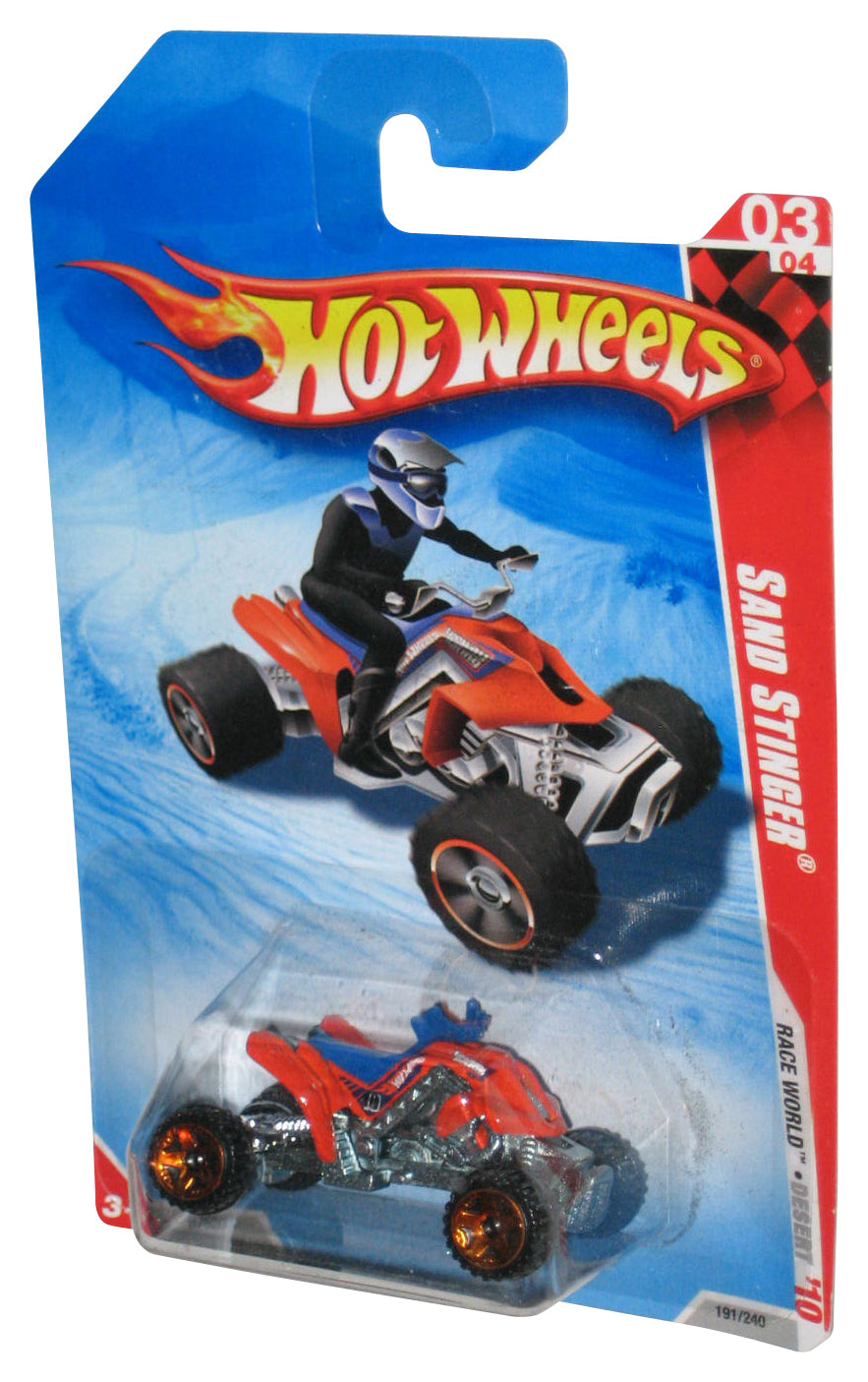 Hot Wheels Race World Desert '10 Orange Sand Stinger Toy 191/240