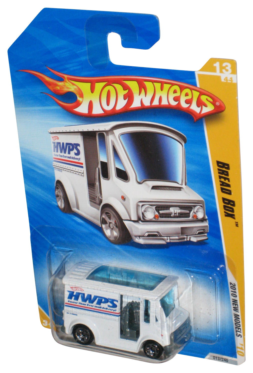 Hot Wheels 2010 New Models '10 13/44 White Bread Box 013/240