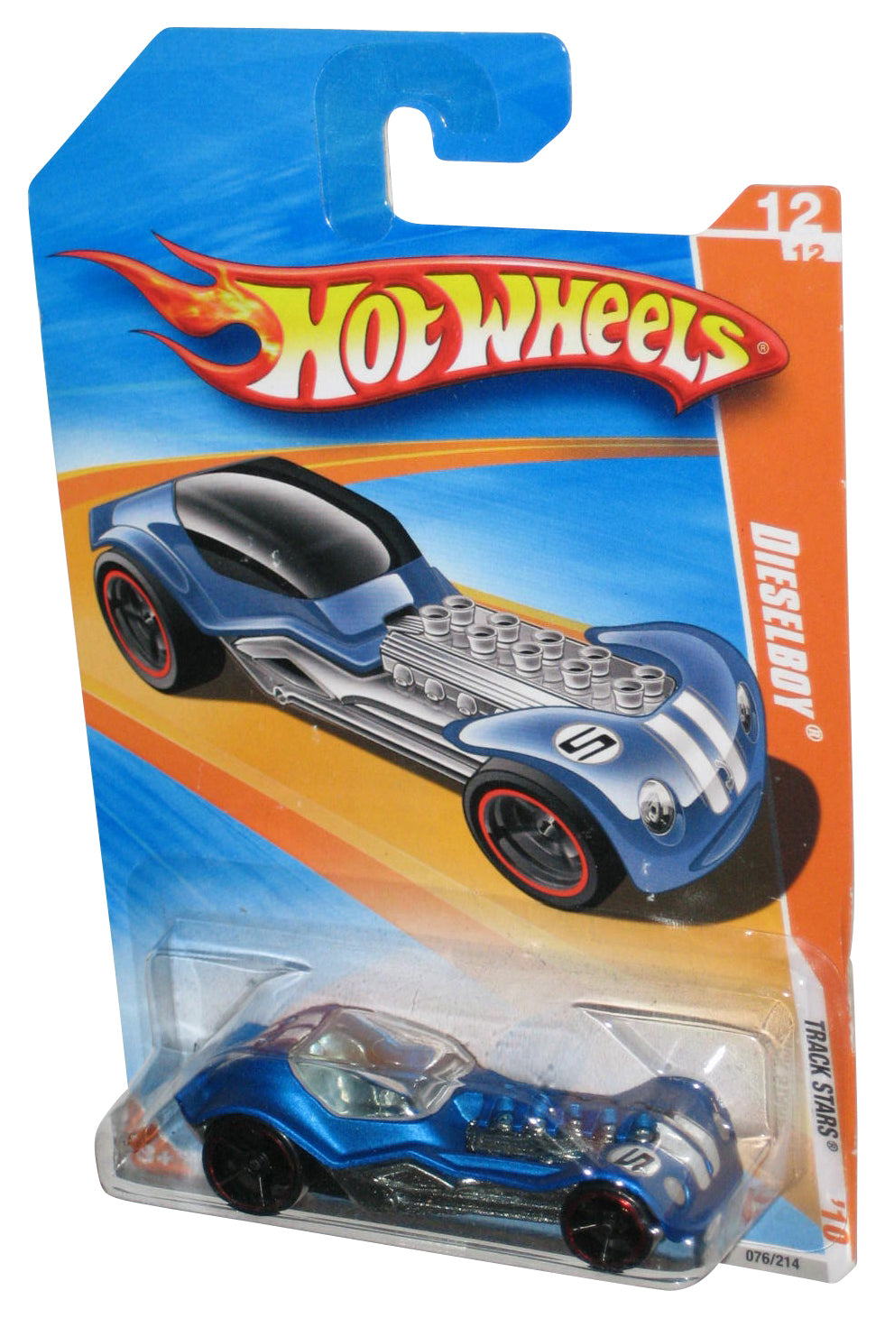 Hot Wheels Track Stars '10 12/12 Dieselboy Blue Toy Car 076/214