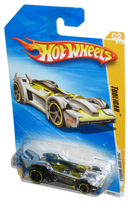 Hot Wheels 2010 New Models '10 02/44 Chrome Tooligan Silver & Gold Toy Car 002/240
