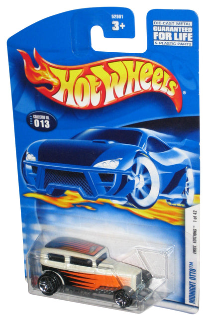 Hot Wheels First Editions 1/42 White Midnight Otto Toy Car #013