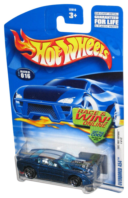 Hot Wheels First Editions 4/42 Blue Overbored 454 Toy Car #016