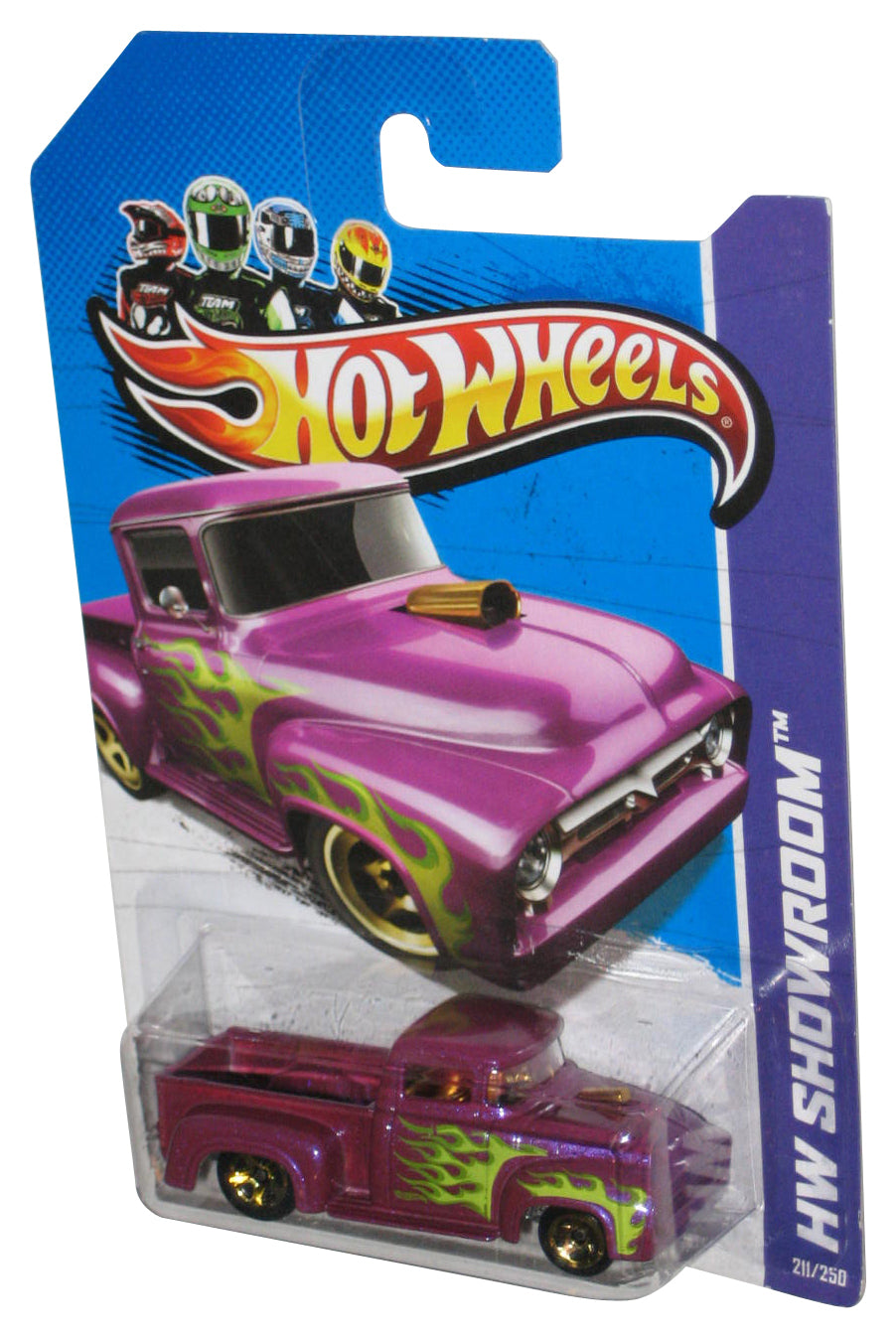 Hot Wheels HW Showroom (2012) Purple Custom '56 Ford F-100 Toy Truck 211/250