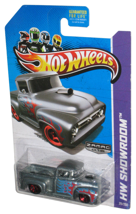 Hot Wheels HW Showroom (2012) Silver Zamac 016 Custom '56 Ford F-100 Toy Truck 211/250