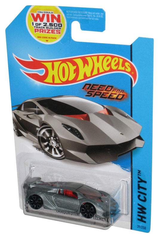 Hot Wheels HW City (2013) Silver Lamborghini Sesto Elemento Need For Speed Car 39/250