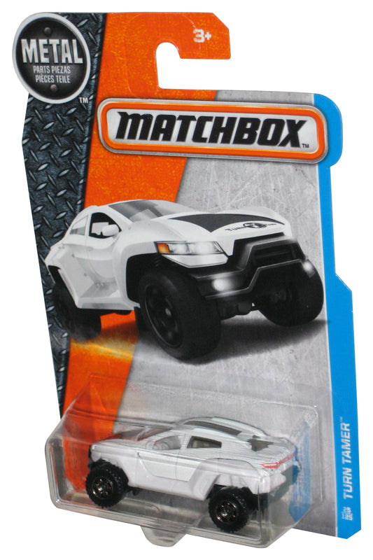 Matchbox Turn Tamer (2016) Mattel White Toy Car 25/125