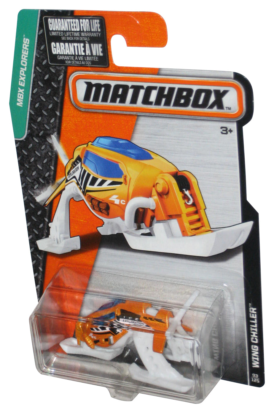 Matchbox MBX Explorers Orange Wing Chiller (2015) Toy Vehicle 93/125