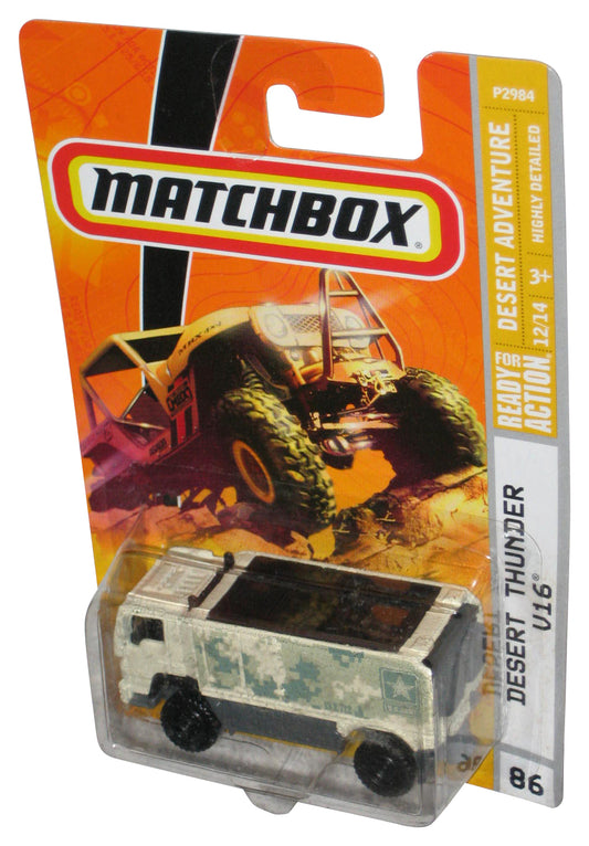 Matchbox Desert Adventure 12/14 (2008) Thunder V16 Toy Truck #86