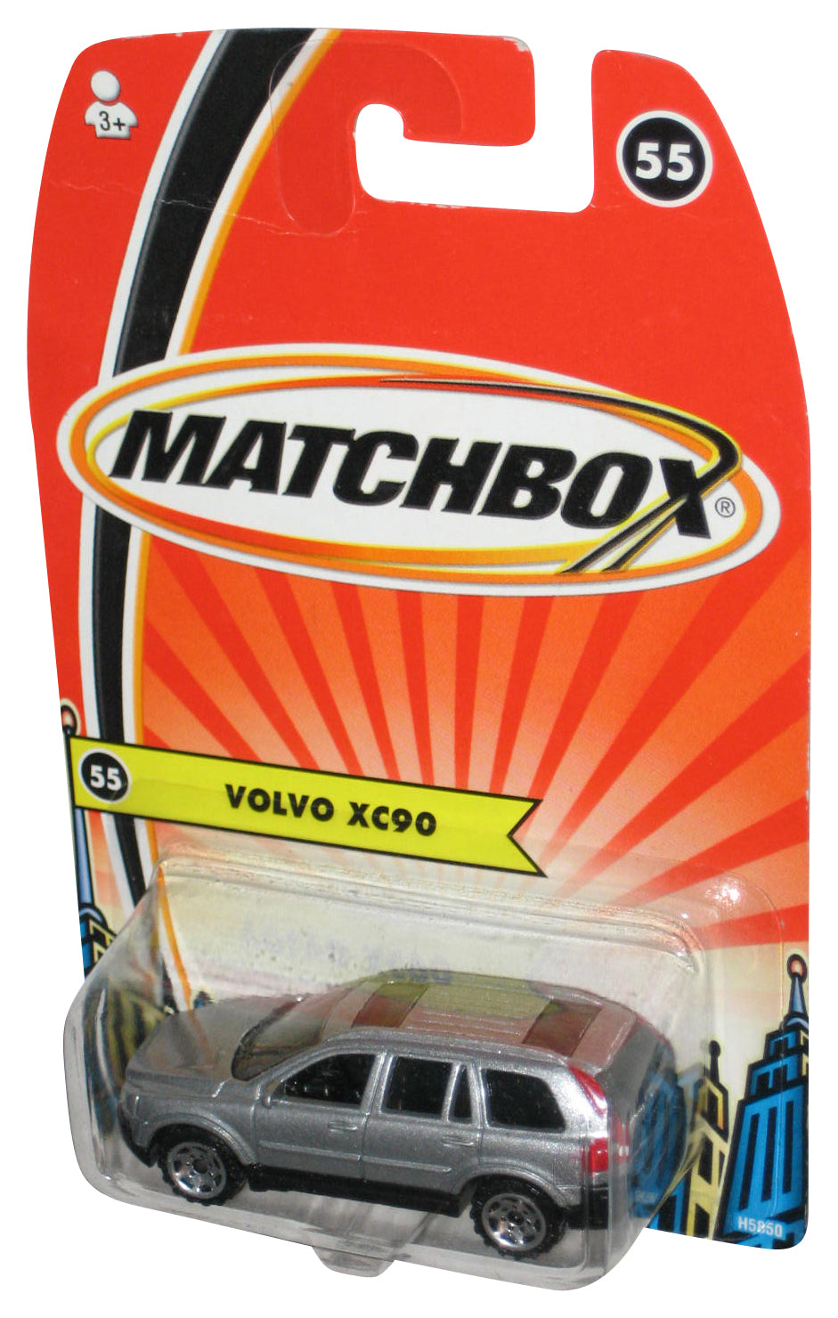 Matchbox MBX Metal (2005) Mattel Silver Volvo XC90 Toy Car #55