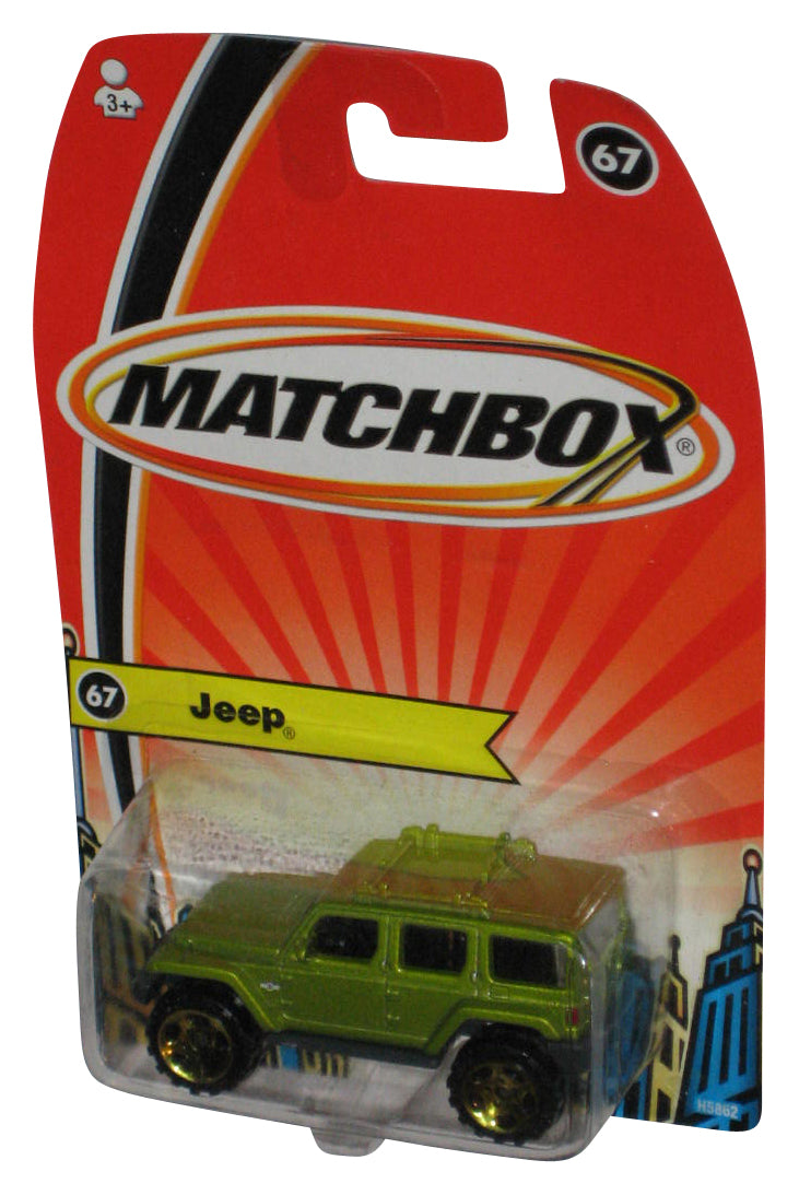 Matchbox Jeep (2005) Mattel Green Toy Vehicle #67