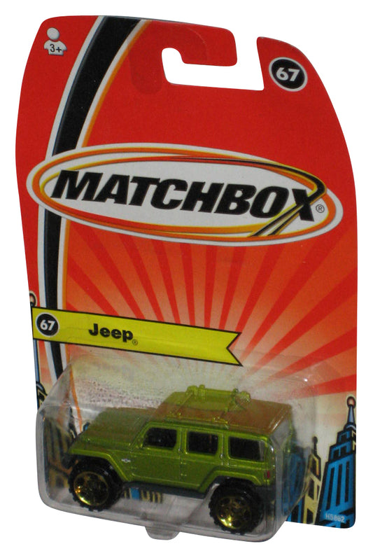 Matchbox Jeep (2005) Mattel Green Toy Vehicle #67