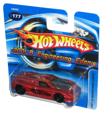 Hot Wheels 2001 B Engineering Edonis (2005) Mattel Red Toy Car #177 - (Short Card)