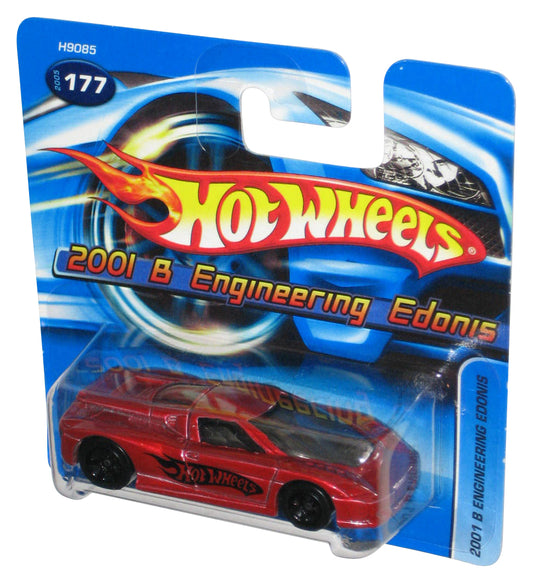 Hot Wheels 2001 B Engineering Edonis (2005) Mattel Red Toy Car #177 - (Short Card)
